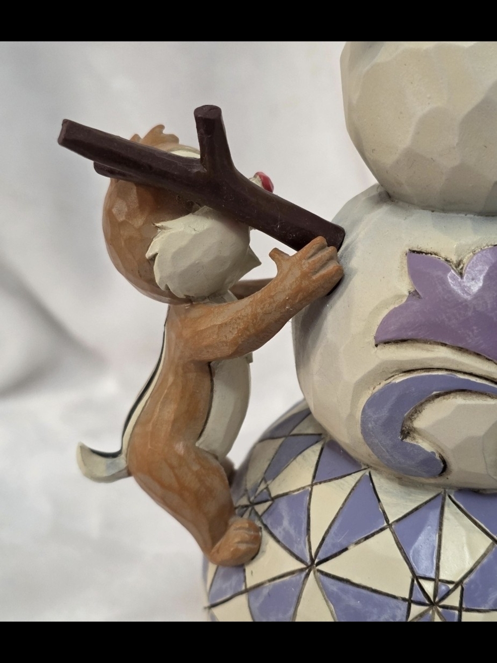Jim Shore Disney Traditions Chip and Dale "Woodland Winter Wonderland" Figurine - Picture 6 of 12